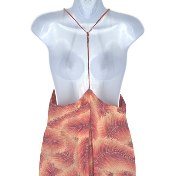 Show Me Your Mumu T-Rex Maxi Dress Pretty Birdie Print Pink Purple Size Medium - Picture 6 of 10